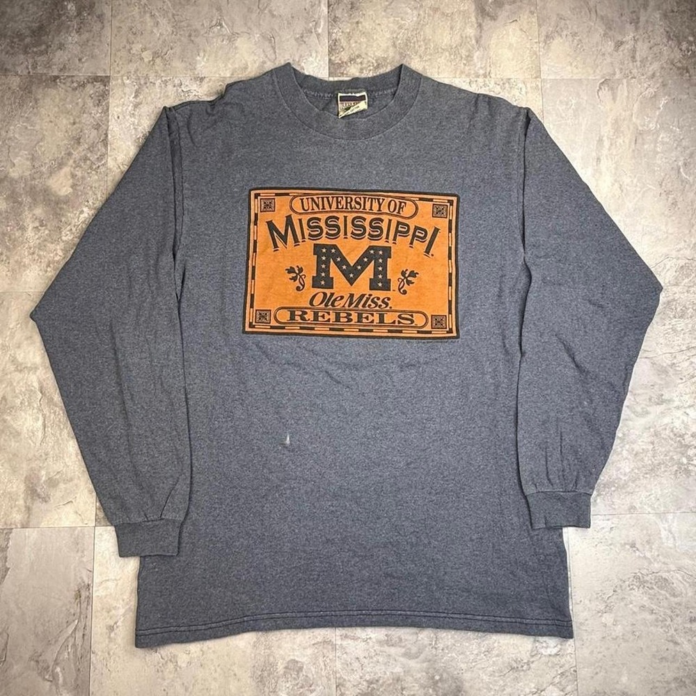 Vintage university of Mississippi Ole Miss long sleeve shirt